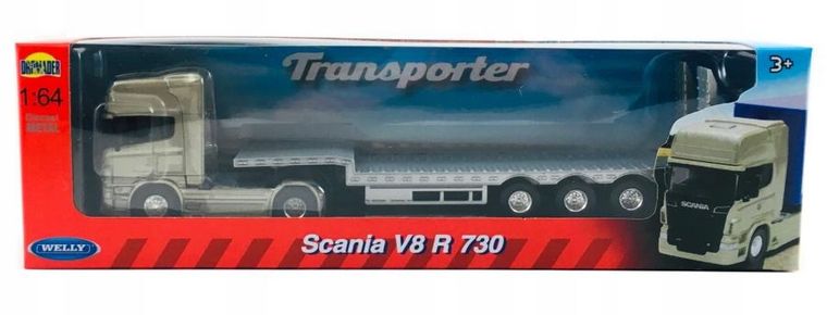 Welly, Tir Scania V8 R730, model pojazdu, 1:64