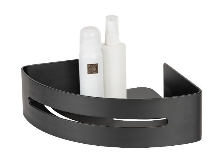 Wenko, Bivio, półka łazienkowa, narożna, aluminiowa, montaż bez wiercenia