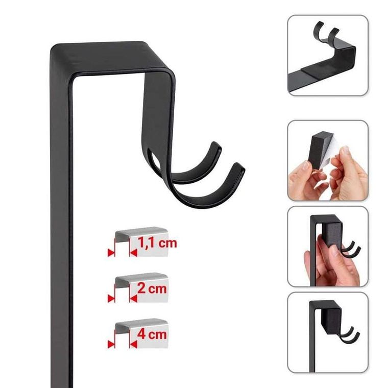 Wenko, Bribano, półka łazienkowa ze stali nierdzewnej