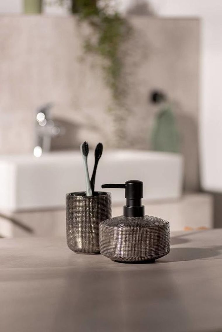 Wenko, ceramiczny kubek na szczoteczki, Rivara