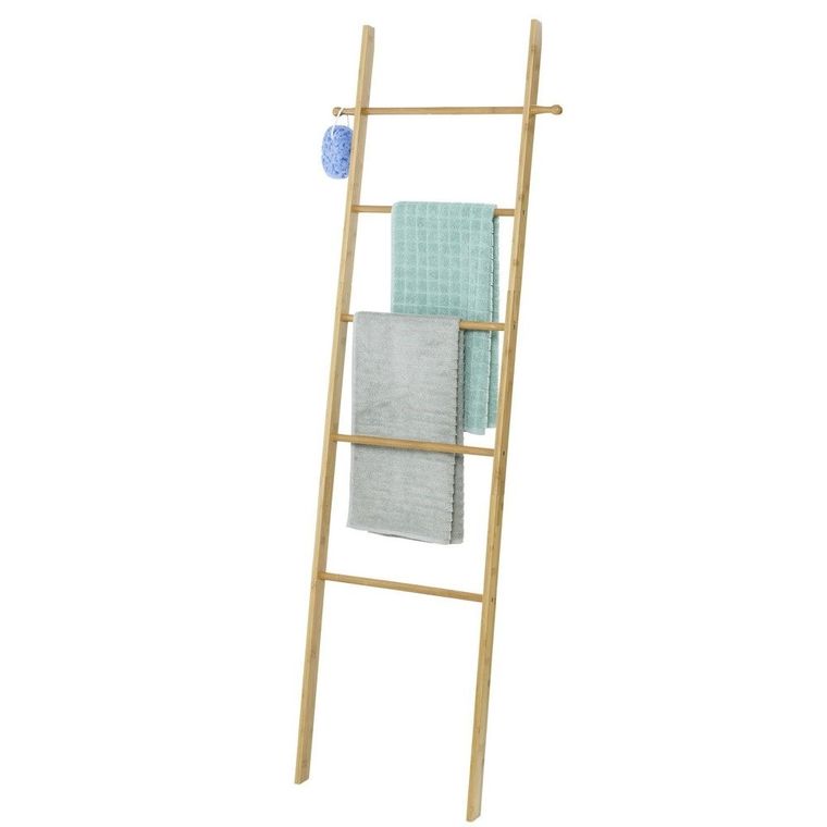 Wenko, drabina do wieszania ręczników, Bahari, bambusowa