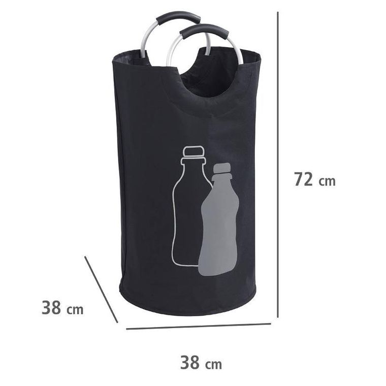 Wenko, kosz na butelki z uszami, 69 l