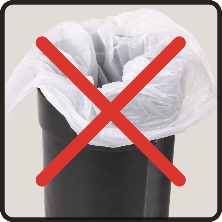 Wenko, kosz na śmieci, Leman, 3l