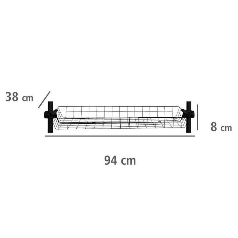 Wenko, koszyk do garderoby, szafy, Herkules, 2 szt., 83-38-8 cm