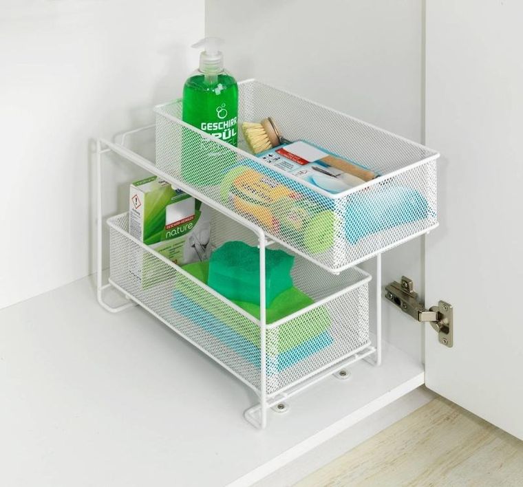 Wenko, koszyk kuchenny na żywność, Gioma, 2 poziomy