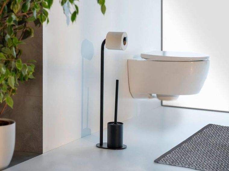Wenko, Levante, stojak na papier toaletowy i szczotkę WC, 2w1