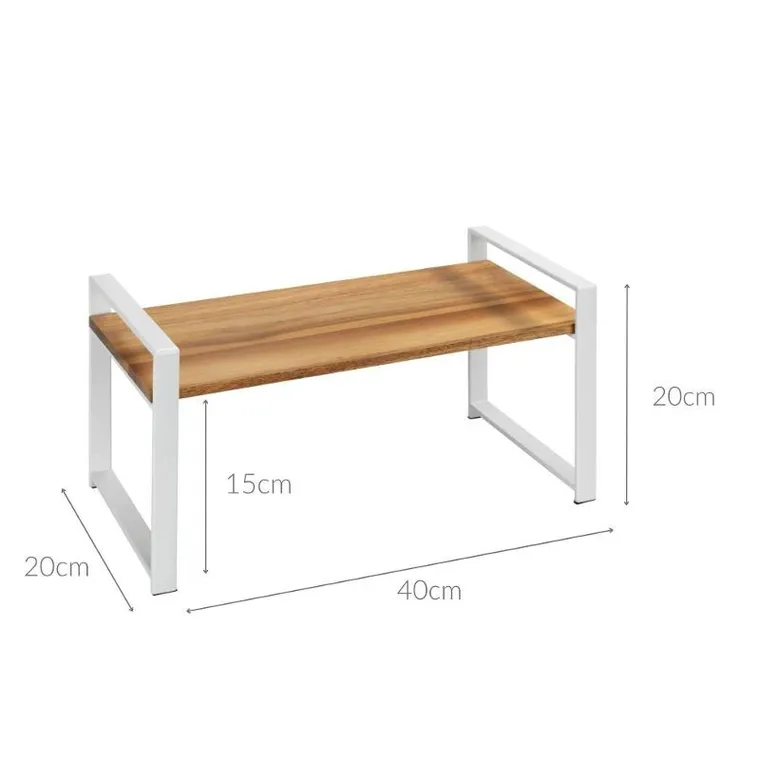 Wenko, Louisa, półka kuchenna na blat, drewno akacji