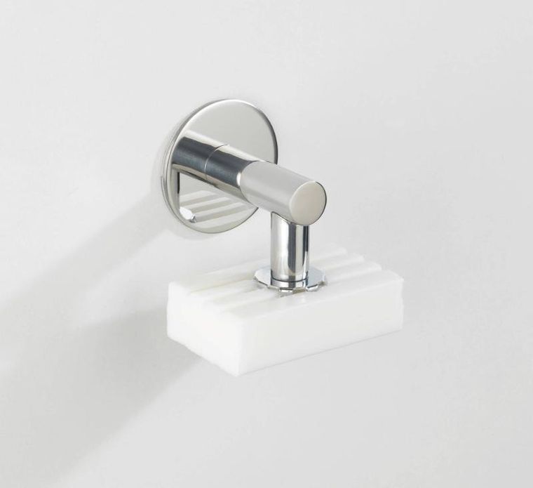 Wenko, magnetyczny uchwyt, mydelniczka Turbo-Loc® ze stali nierdzewnej