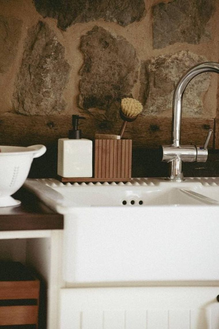 Wenko, Mera, dozownik na płyn z bambusowym organizerem