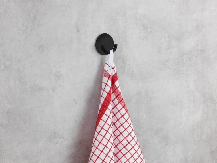 Wenko, okrągły haczyk łazienkowy, Rondo, stal nierdzewna