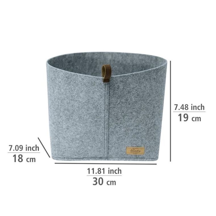 Wenko, organizer na kosmetyki i drobne przedmioty, Eli, z imitacji filcu