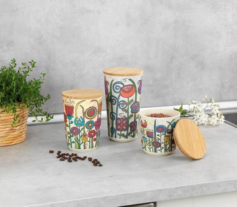 Wenko, pojemniki na żywność sypką, Flowers