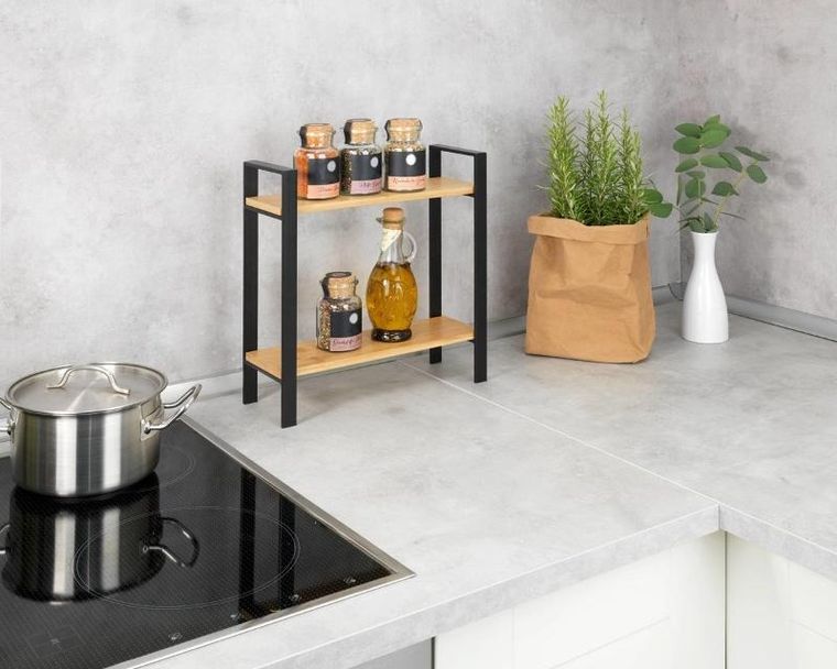 Wenko, półka kuchenna Lou, 2 poziomy, 32-33-11 cm