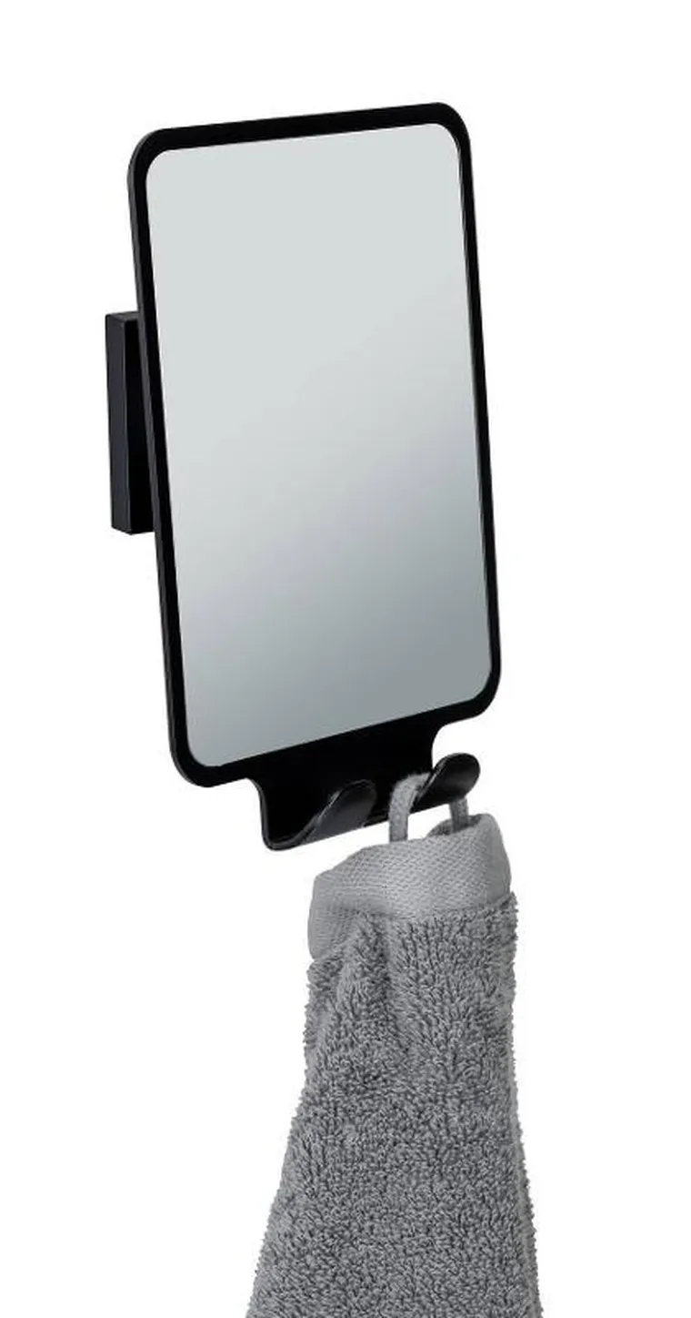 Wenko, Quadro, lusterko kosmetyczne z powłoką anty-para, montaż bez wiercenia