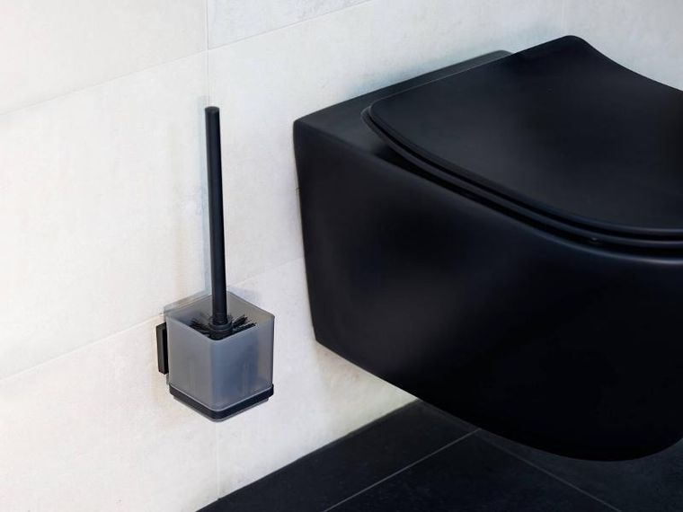 Wenko, Quadro, pojemnik na szczotkę WC, kwadratowy, montaż bez wiercenia