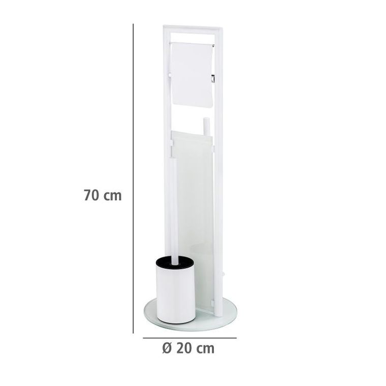 Wenko, Ravina, stojak na papier i szczotkę do WC, 70 cm