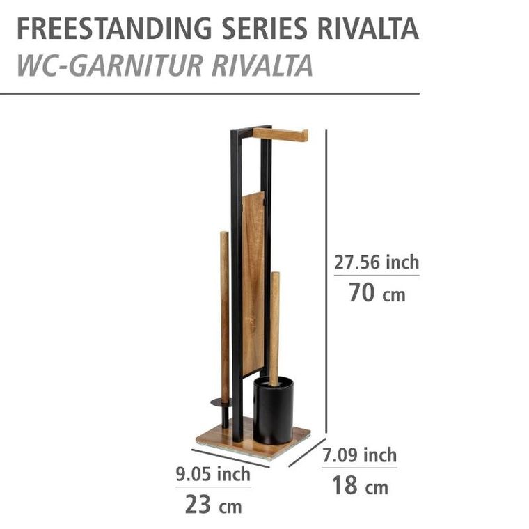 Wenko, Rivalta, stojak na papier i szczotkę toaletową