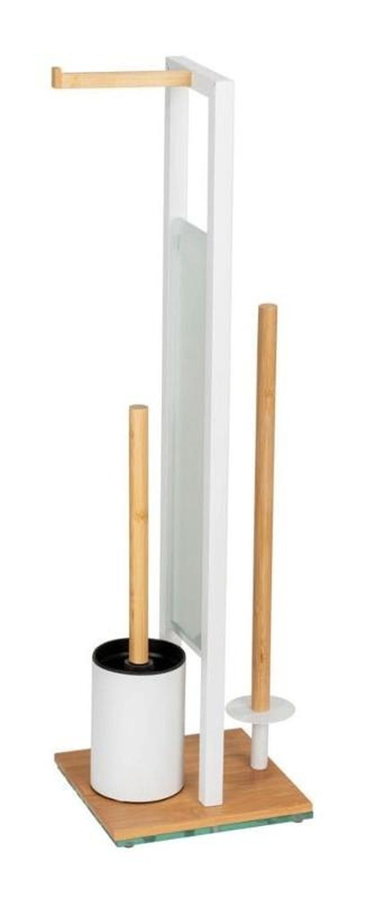 Wenko, Rivalta, stojak na papier toaletowy i szczotkę wc, 3w1