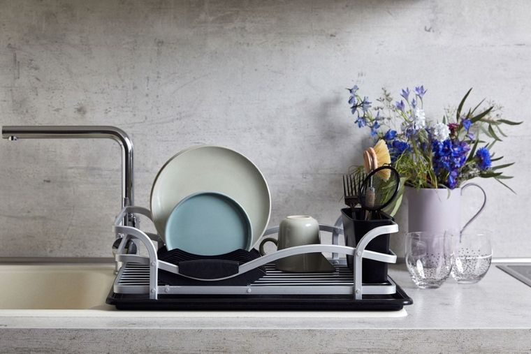 Wenko, suszarka do naczyń, 46,5-31,5-13 cm, aluminium