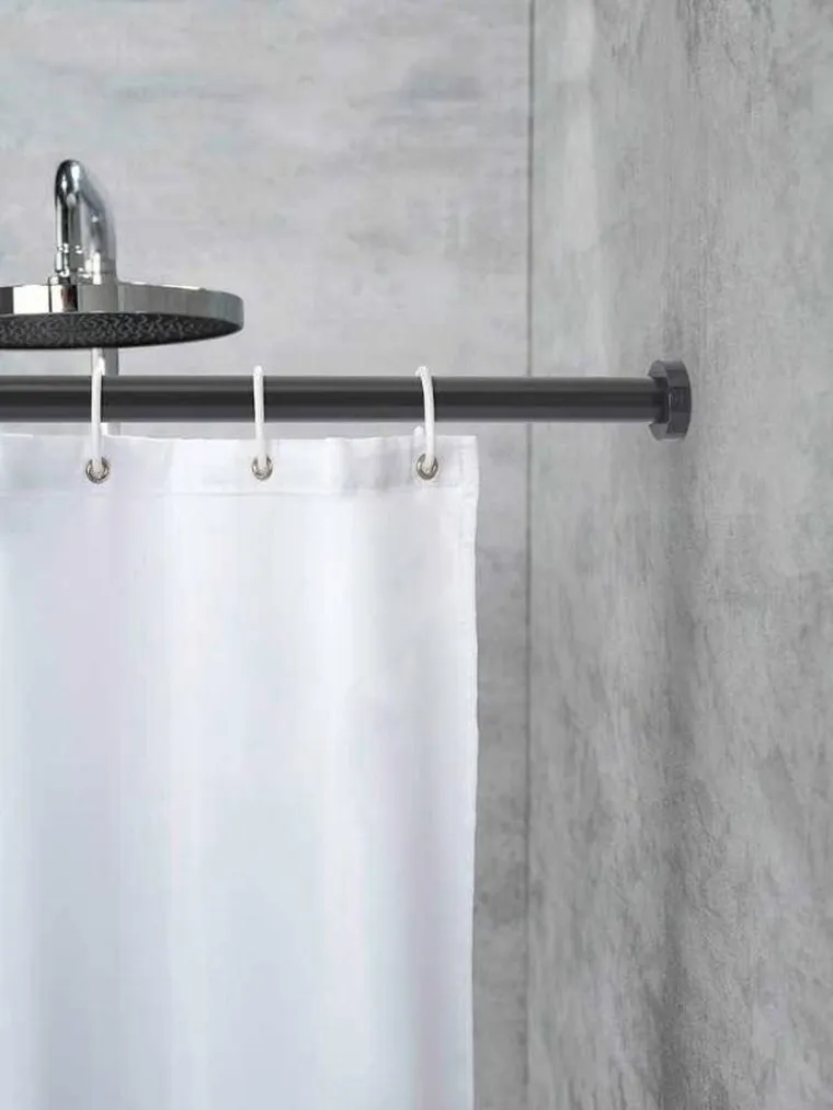 Wenko, teleskopowy drążek prysznicowy, Luz, Ø 2,8 cm, 110-185 cm