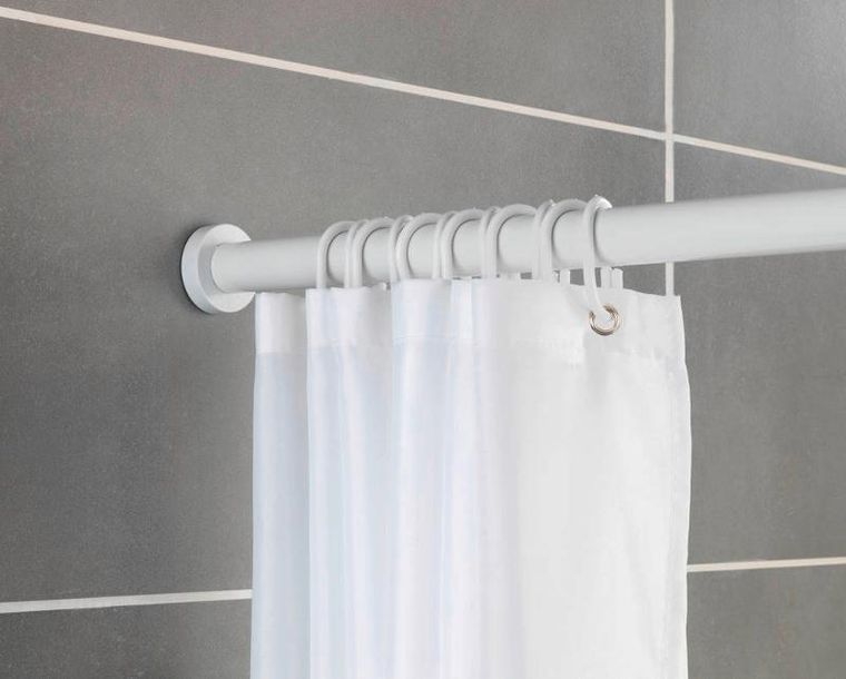 Wenko, teleskopowy drążek prysznicowy, Luz, Ø 2,8 cm, 70-115 cm