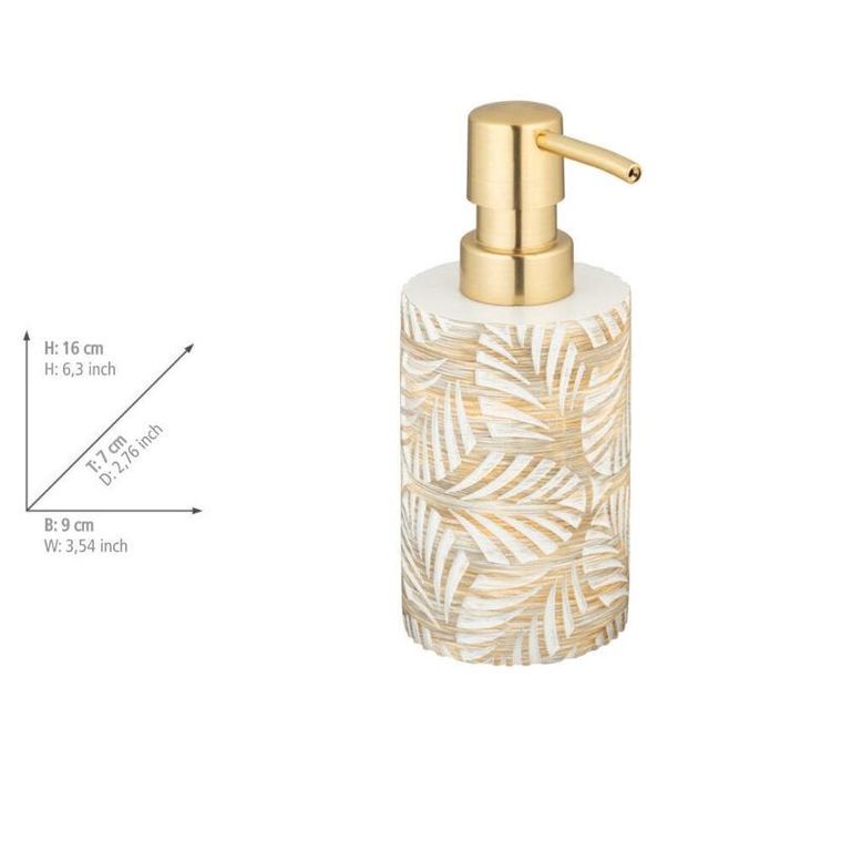 Wenko, Terralba, dozownik, roślinny wzór, 490 ml