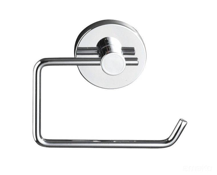 Wenko, uchwyt na papier toaletowy, Milazzo Vacuum-Loc, stal chromowana