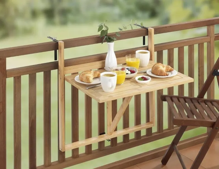 Wenko, Waikiki, składany stolik balkonowy na barierkę