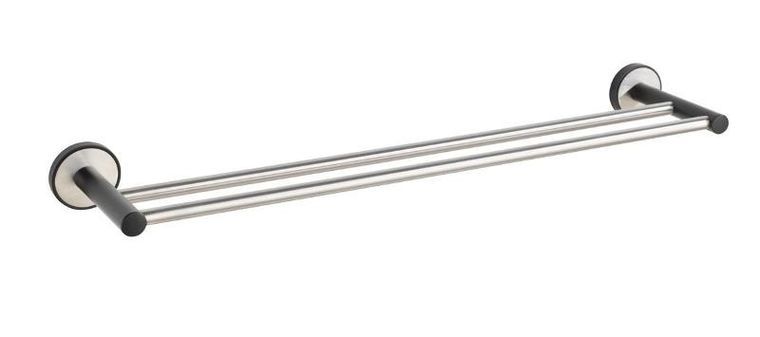 Wenko, wieszak łazienkowy duo udine, uv-loc, 61 cm, 2 uchwyty