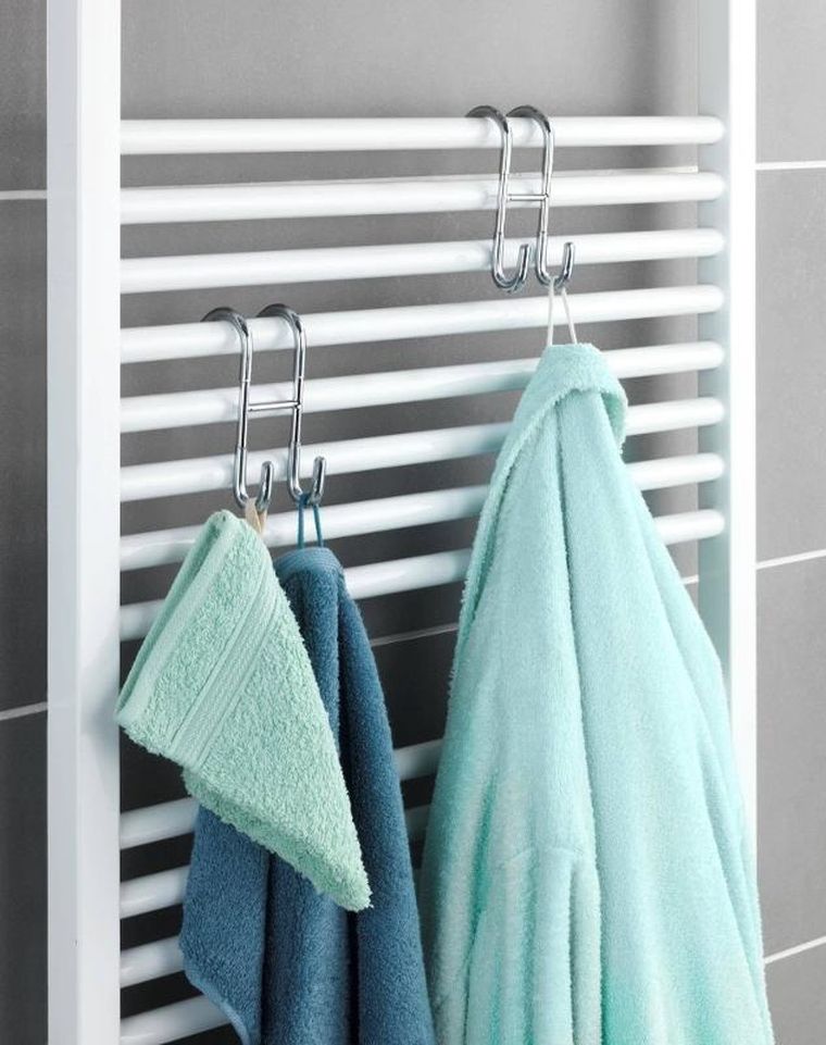 Wenko, wieszak na grzejnik łazienkowy, Taranto stal nierdzewna