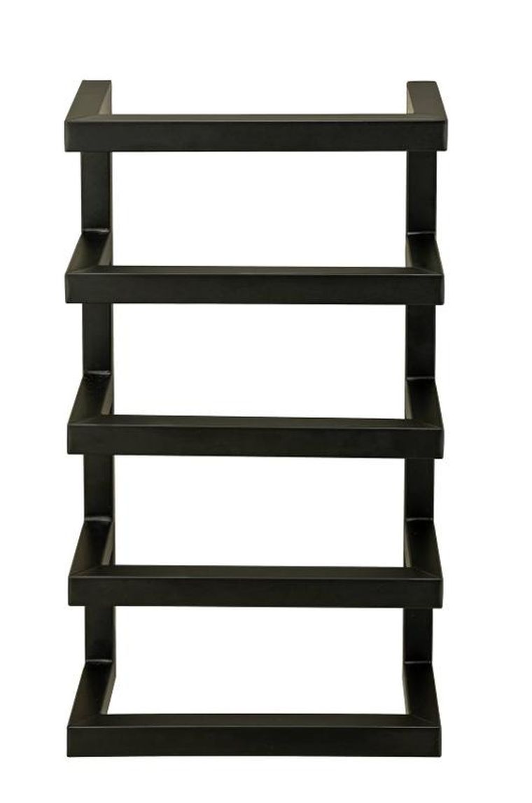 Wenko, wieszak na ręczniki ze stali lakierowanej, czarny mat, Fondrio