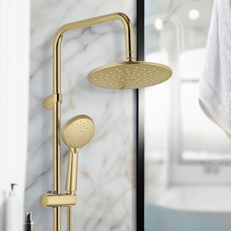 Wenko, Young, kolumna prysznicowa, złota, 3 funkcyjna