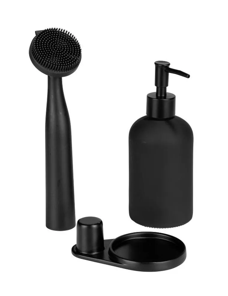 Wenko, zestaw kuchenny, dozownik, 400 ml i szczotka, Piedo