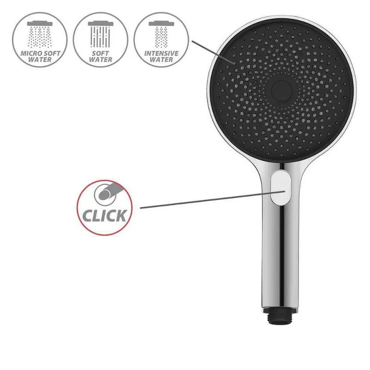 Wenko, zestaw prysznicowy z deszczownicą, z funkcją Softwater