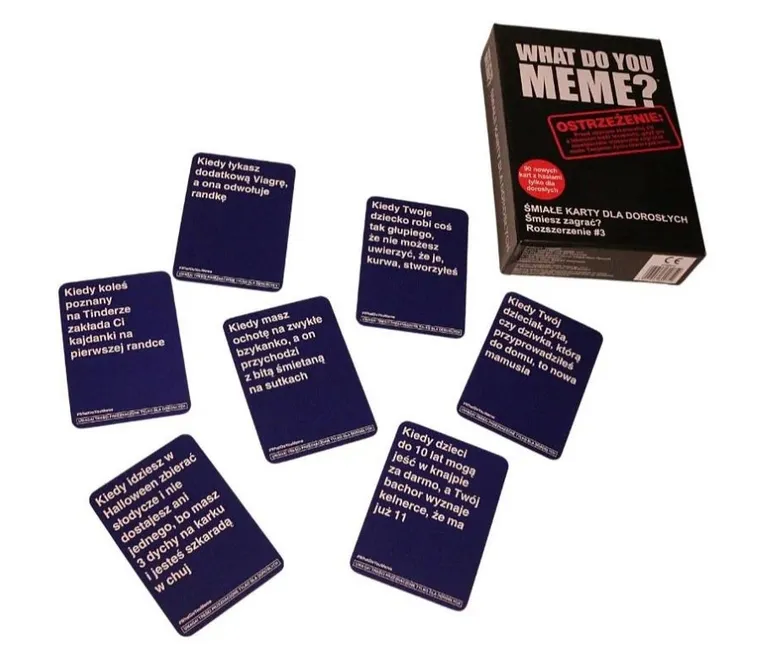 What Do You Meme? Extra paka No 3, imprezowa gra karciana, dodatek do gry