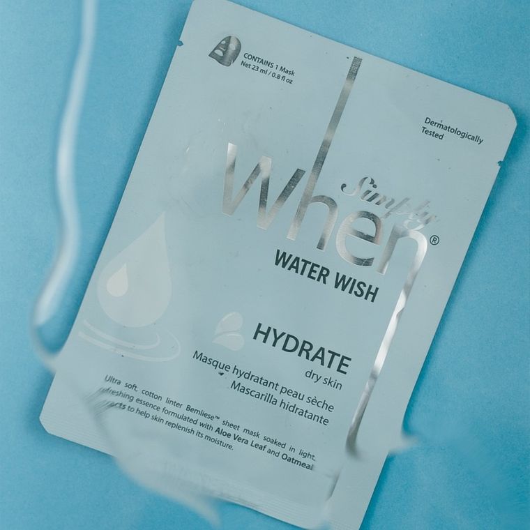 When, Simply, maska na twarz w płacie, Water Wish, 1 szt.