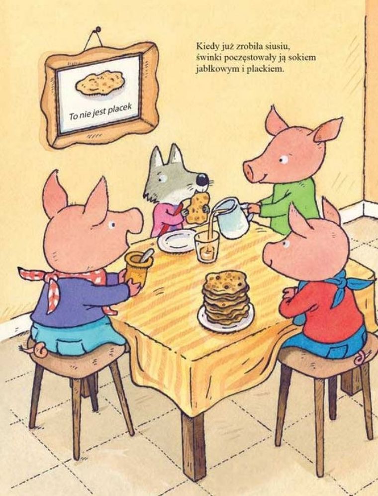 Wielki zły wilk i 14 małych wilczków