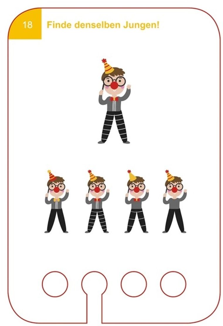 WiemTo, Percepcja Wzrokowa Zadania, karty edukacyjne, 4+