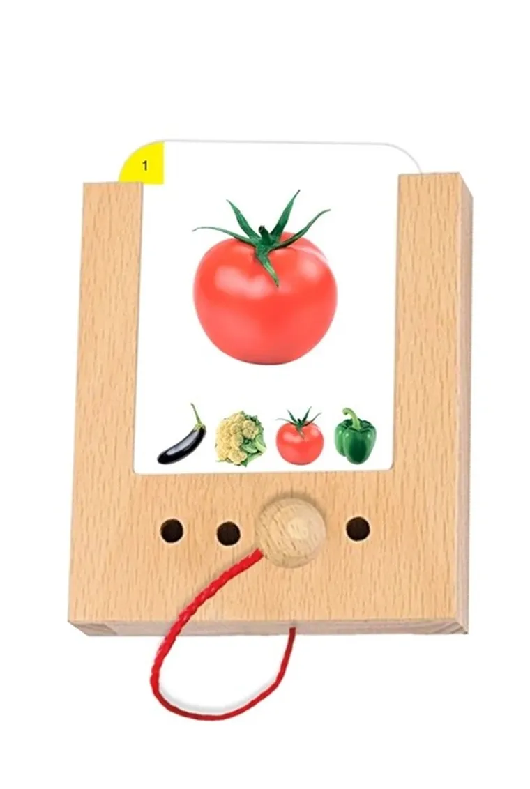 WiemTo, Rozpoznawanie Warzyw, karty edukacyjne, 2+