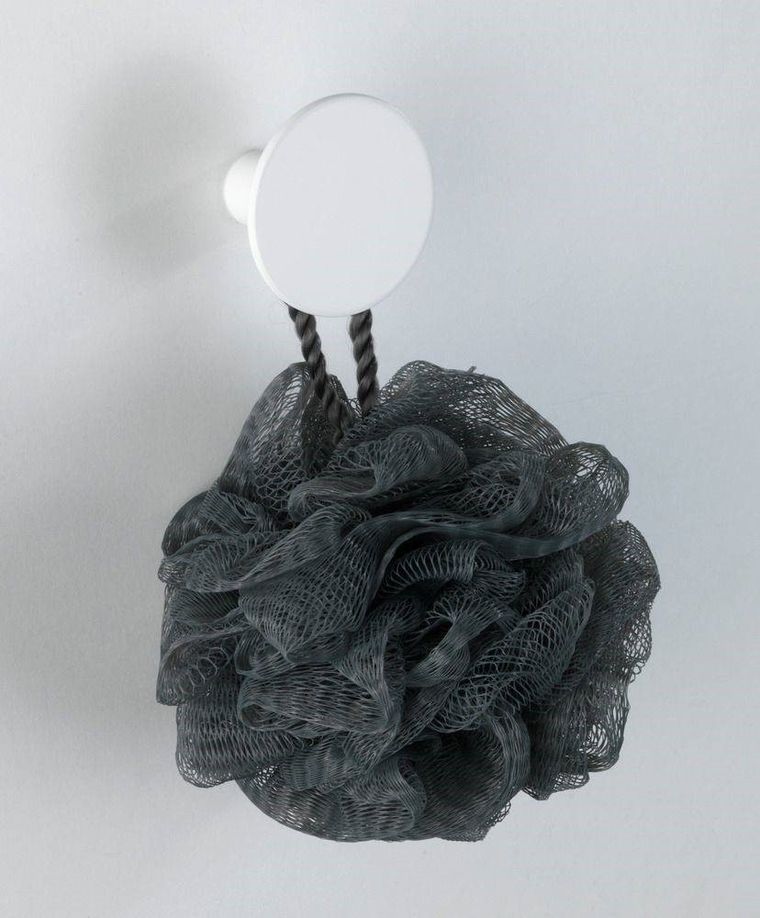 Wieszak łazienkowy 5 cm, biały