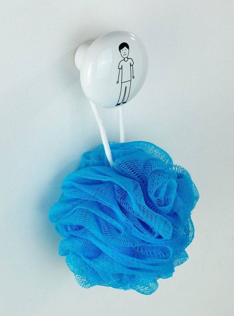 Wieszak łazienkowy arles man, 6 cm