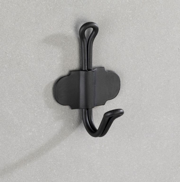 Wieszak na ręczniki, nostalgia, czarny