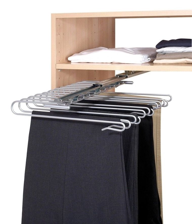 Wieszak na spodnie, wysuwany