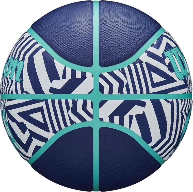 Wilson, NBA DRV Plus Dazzle Camo, piłka do koszykówki, indigo, rozmiar 7