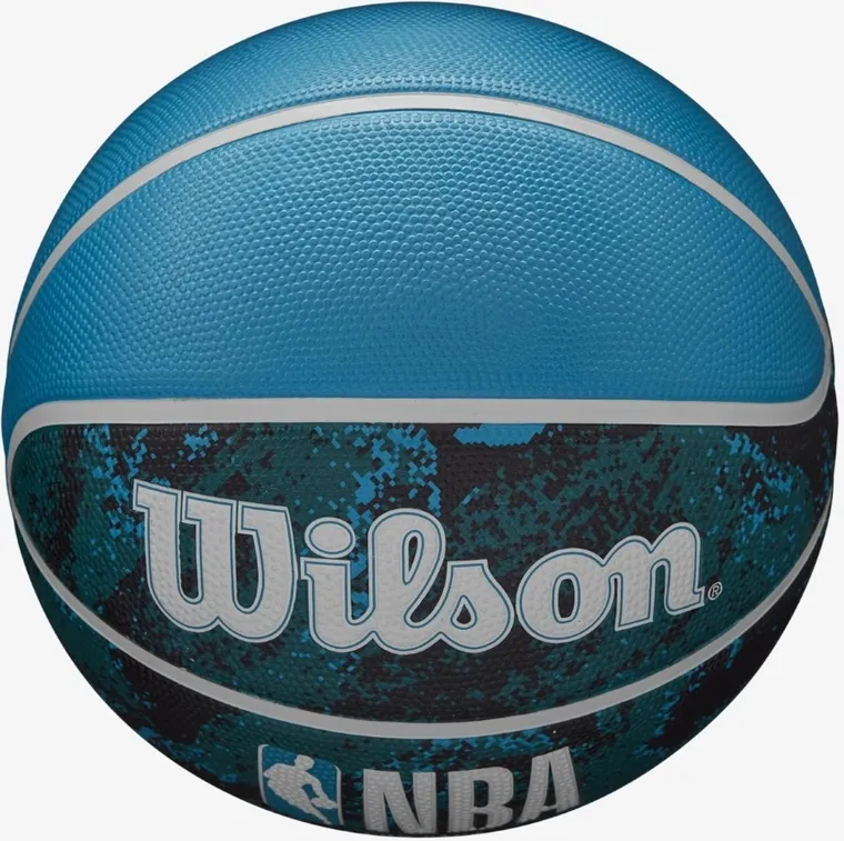 Wilson, NBA DRV Plus Vibe, piłka do koszykówki, czarno niebieska, rozmiar 7
