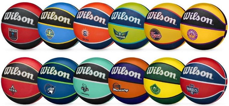 Wilson, WNBA Team Tribute, Dal Wings, piłka do koszykówki, rozmiar 6