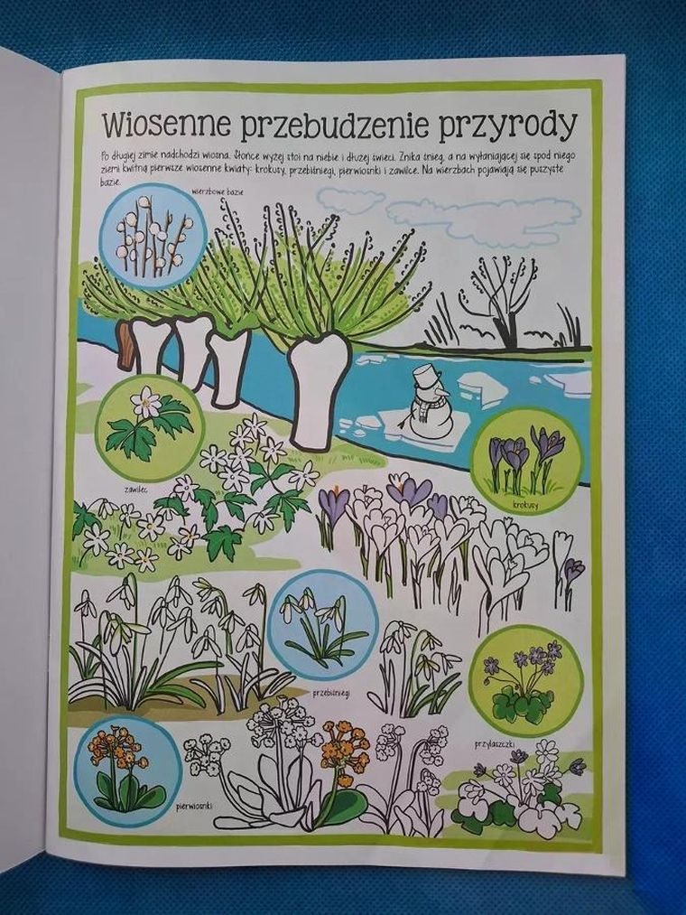 Wiosna do kolorowania. Z kredkami poznajemy wiosenne zwyczaje