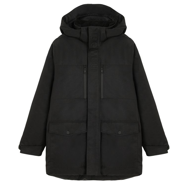 Wodoodporna kurtka przejściowa unisex oversize z kapturem NOWEAR