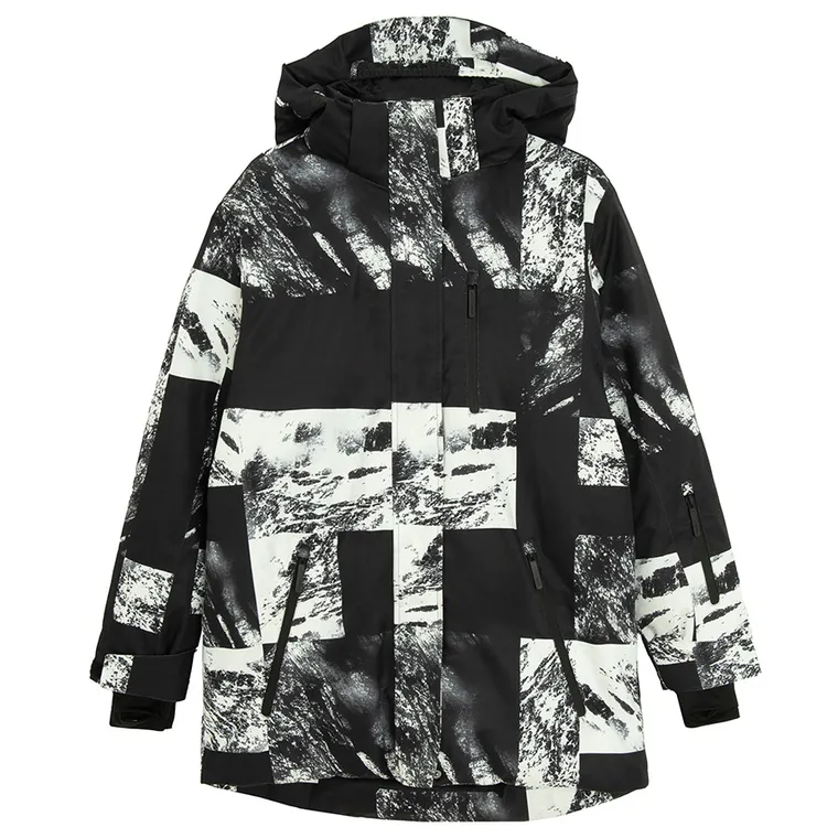 Wodoszczelna kurtka narciarska unisex oversize z kapturem NOWEAR