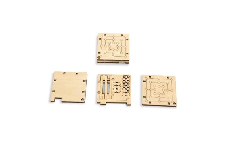 Wooden.City, Młynek z drewna, gra drewniane puzzle 3D